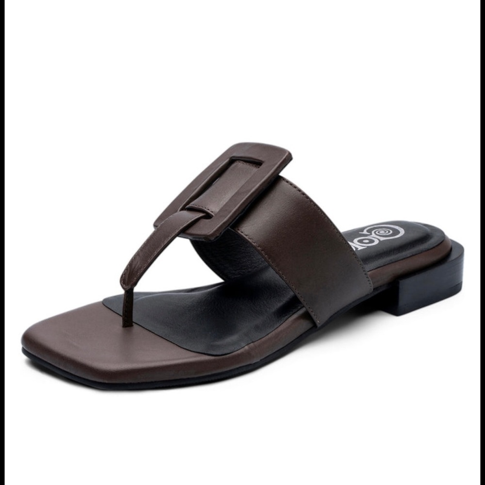 Golo Bocthong Flip flop in luggage brown sandals size 6.5 - Picture 10 of 15